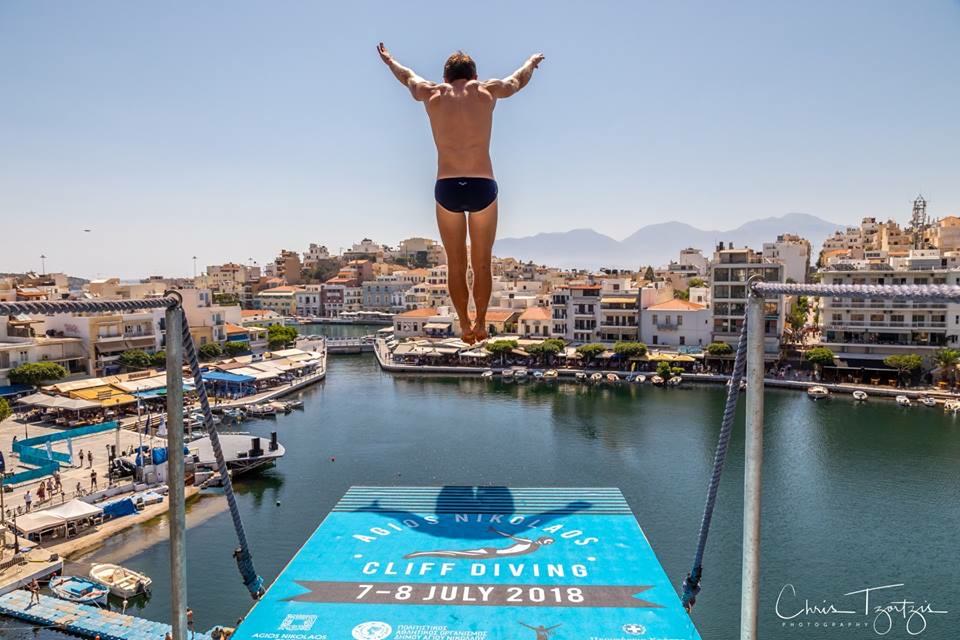 ICARUS SPORTS PARTNERS WITH AGIOS NIKOLAOS CLIFF DIVING
